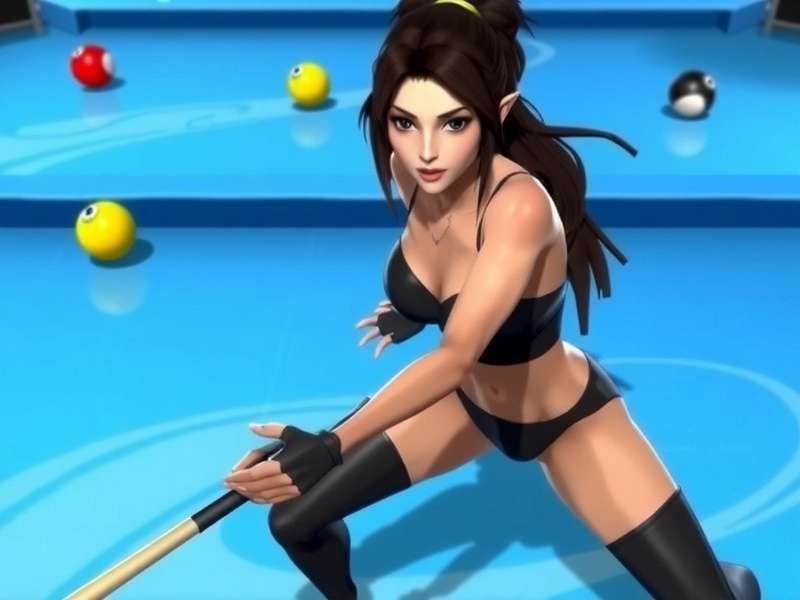 Saffron Pool Sensation Gameplay Screenshot